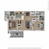 The Cabana Floor Plan The Cabana Floor Plan at Portico at Lanier, Gainesville, GA, 30504